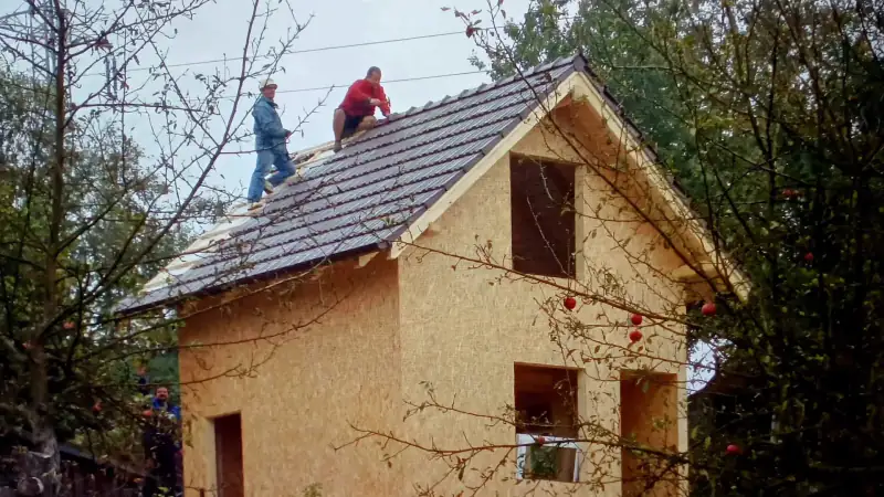 Práce na střeše